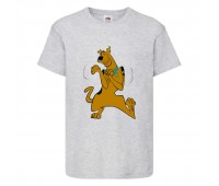 Футболка детская Скуби-Ду 10 (Scooby-Doo) серая 104 см