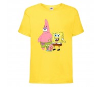 Футболка детская Спанч Боб 1 (Sponge Bob) желтая 104 см