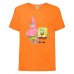 Футболка детская Спанч Боб 1 (Sponge Bob) оранжевая 104 см