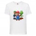 Футболка Супер Марио 6 (Super Mario) белая (SMar wh-1) 116 см