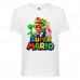 Футболка Супер Марио 11 (Super Mario) белая (SMar wh-6) 116 см