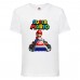 Футболка Супер Марио 2 (Super Mario) белая (SMar wh-03) 116 см