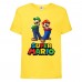 Футболка Супер Марио 9 (Super Mario) Желтая (SMar yl-4) 116 см