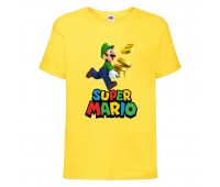 Футболка Супер Марио 11 (Super Mario) Желтая (SMar yl-6) 116 см