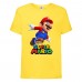 Футболка Супер Марио 12 (Super Mario) Желтая (SMar yl-7) 116 см