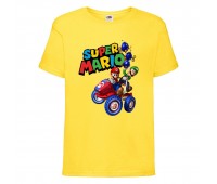 Футболка Супер Марио (Super Mario) Желтая (SMar yl-01) 116 см
