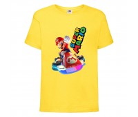 Футболка Супер Марио 1 (Super Mario) Желтая (SMar yl-02) 116 см