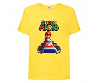 Футболка Супер Марио 4 (Super Mario) Желтая (SMar yl-05) 116 см