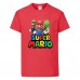 Футболка Супер Марио 9 (Super Mario) Красная (SMar rd-3) 116 см