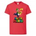 Футболка Супер Марио 12 (Super Mario) Красная (SMar rd-6) 116 см