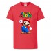 Футболка Супер Марио 13 (Super Mario) Красная (SMar rd-7) 116 см
