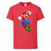 Футболка Супер Марио 15 (Super Mario) Красная (SMar rd-9) 116 см