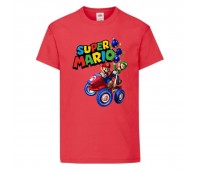 Футболка Супер Марио 1 (Super Mario) Красная (SMar rd-02) 116 см