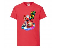 Футболка Супер Марио 2 (Super Mario) Красная (SMar rd-03) 116 см
