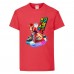 Футболка Супер Марио 2 (Super Mario) Красная (SMar rd-03) 116 см