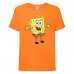 Футболка детская Спанч Боб 4 (Sponge Bob) оранжевая 104 см