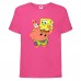 Футболка детская Спанч Боб 5 (Sponge Bob) розовая 104 см