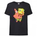 Футболка детская Спанч Боб 5 (Sponge Bob) черная 104 см