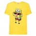 Футболка детская Спанч Боб 6 (Sponge Bob) желтая 104 см