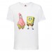 Футболка детская Спанч Боб 7 (Sponge Bob) белая 104 см
