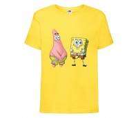 Футболка детская Спанч Боб 7 (Sponge Bob) желтая 104 см