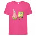 Футболка детская Спанч Боб 7 (Sponge Bob) розовая 104 см