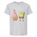 Футболка детская Спанч Боб 7 (Sponge Bob) серая 104 см