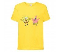 Футболка детская Спанч Боб 8 (Sponge Bob) желтая 104 см