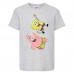 Футболка детская Спанч Боб 10 (Sponge Bob) серая 104 см