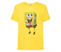 Футболка детская Спанч Боб 11 (Sponge Bob) желтая 104 см