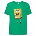 Футболка детская Спанч Боб 11 (Sponge Bob) зеленая 104 см
