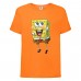 Футболка детская Спанч Боб 11 (Sponge Bob) оранжевая 104 см