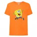 Футболка детская Спанч Боб 12 (Sponge Bob) оранжевая 164 см