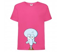 Футболка детская Спанч Боб 13 (Sponge Bob) розовая 116 см