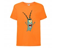 Футболка детская Спанч Боб 15 (Sponge Bob) оранжевая 104 см