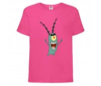 Футболка детская Спанч Боб 15 (Sponge Bob) розовая 152 см