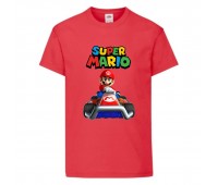 Футболка Супер Марио 5 (Super Mario) Красная (SMar rd-06) 116 см