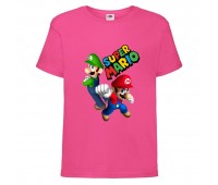 Футболка Супер Марио 7 (Super Mario) Розовая (SMar pin-1) 116 см Футболка Супер Марио 7 (Super Mario) Розовая (SMar pin-1) 116 см