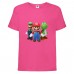 Футболка Супер Марио 8 (Super Mario) Розовая (SMar pin-2) 116