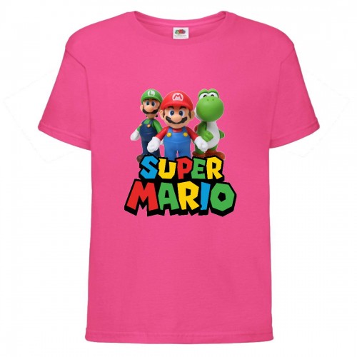 Футболка Супер Марио 9 (Super Mario) Розовая (SMar pin-3) 116 см Футболка Супер Марио 9 (Super Mario) Розовая (SMar pin-3) 116 см