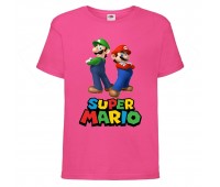 Футболка Супер Марио 10 (Super Mario) Розовая (SMar pin-4) 116 см Футболка Супер Марио 10 (Super Mario) Розовая (SMar pin-4) 116 см