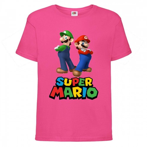 Футболка Супер Марио 10 (Super Mario) Розовая (SMar pin-4) 116 см Футболка Супер Марио 10 (Super Mario) Розовая (SMar pin-4) 116 см