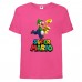 Футболка Супер Марио 12 (Super Mario) Розовая (SMar pin-6) 164 см