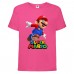 Футболка Супер Марио 13 (Super Mario) Розовая (SMar pin-7) 164 см