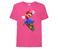 Футболка Супер Марио 14 (Super Mario) Розовая (SMar pin-8) 116 см Футболка Супер Марио 14 (Super Mario) Розовая (SMar pin-8) 116 см