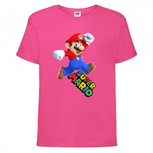 Футболка Супер Марио 14 (Super Mario) Розовая (SMar pin-8) 116 см Футболка Супер Марио 14 (Super Mario) Розовая (SMar pin-8) 116 см