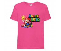 Футболка Супер Марио 15 (Super Mario) Розовая (SMar pin-9) 116 см Футболка Супер Марио 15 (Super Mario) Розовая (SMar pin-9) 116 см