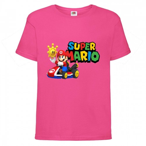 Футболка Супер Марио 15 (Super Mario) Розовая (SMar pin-9) 116 см Футболка Супер Марио 15 (Super Mario) Розовая (SMar pin-9) 116 см