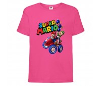 Футболка Супер Марио (Super Mario) Розовая (SMar pin-01) 116 см Футболка Супер Марио (Super Mario) Розовая (SMar pin-01) 116 см