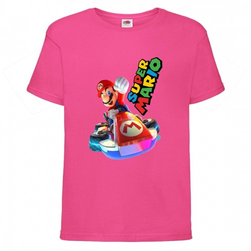 Футболка Супер Марио 1 (Super Mario) Розовая (SMar pin-02) 116 см Футболка Супер Марио 1 (Super Mario) Розовая (SMar pin-02) 116 см
